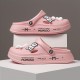 Women's Kawaii Bear Decor Clogs, Lightweight Closed Toe Slip On Shoes, Women's Breathable Shoes