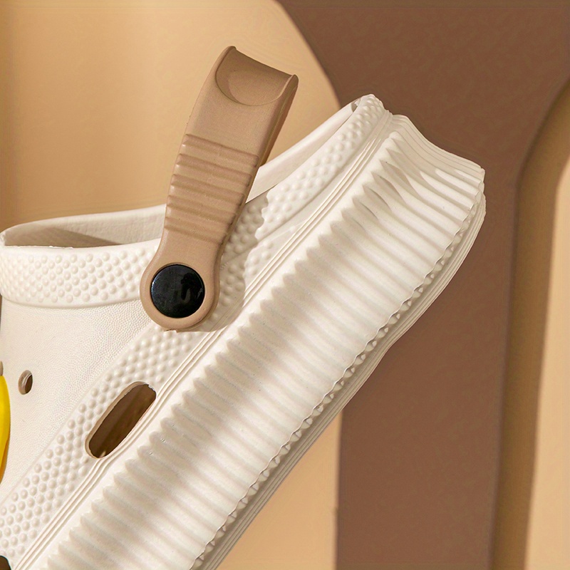 womens cute cartoon platform clogs trendy hollow out eva slide shoes indoor outdoor beach garden sandals details 9