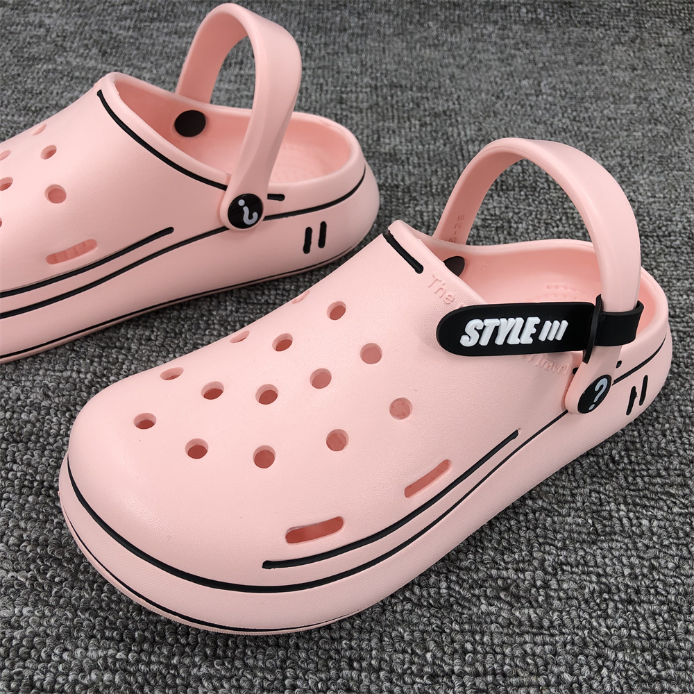 womens hollow out clogs lightweight breathable solid color sandals indoor outdoor slippers details 3